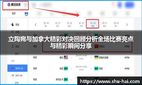 立陶宛与加拿大精彩对决回顾分析全场比赛亮点与精彩瞬间分享